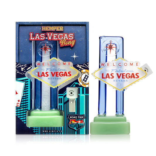Las Vegas Sign Glass Bong by Smoke Drop | Buddy Brandz | Buddy Brandz