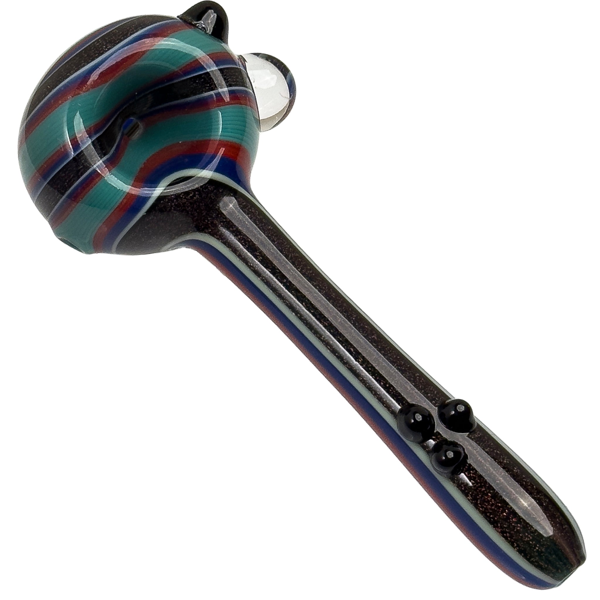 Dichro Thin-Stem Spoons (Various Colors) by Smoke Drop - view 5 | Buddy Brandz