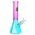 Load image into Gallery viewer, SeshGear Prismatic Bliss Ombre Glass Water Pipe | 10" | 14mm F by Smoke Drop - view 3 | Buddy Brandz
