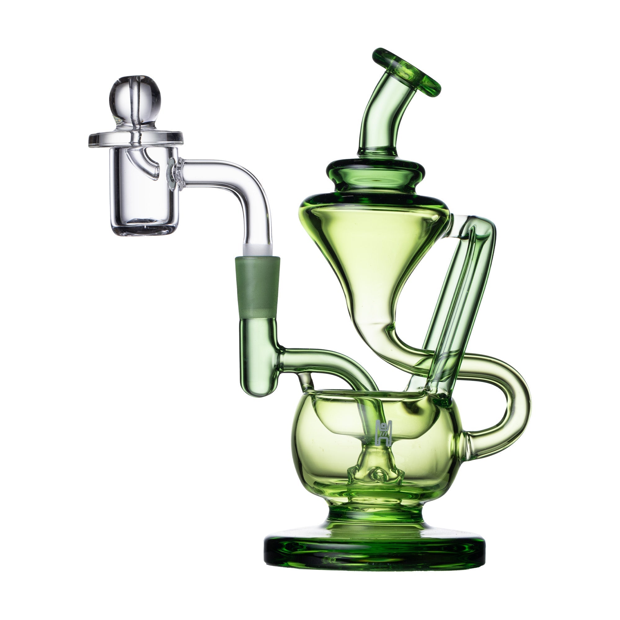 Human Grade 5" Recycler by Smoke Drop - view 6 | Buddy Brandz