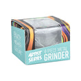 Cargar la imagen en la vista de la galería, Pulsar Design Series Grinder with Side Art - Hemp Mandala / 4pc / 2.5" by Smoke Drop - view 5 | Buddy Brandz
