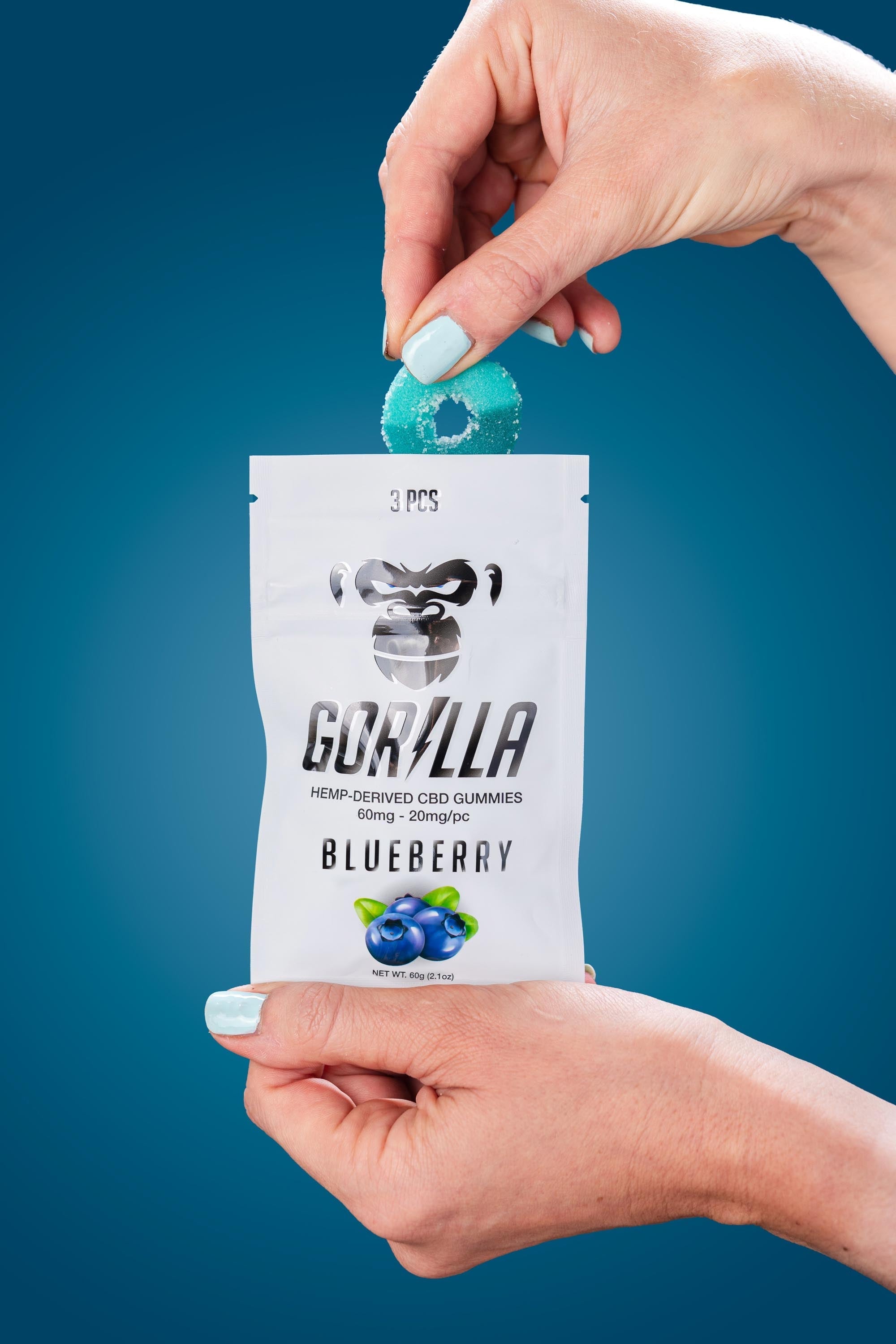 CBD Gummies - 20MG (3pc) by Smoke Drop - view 2 | Buddy Brandz