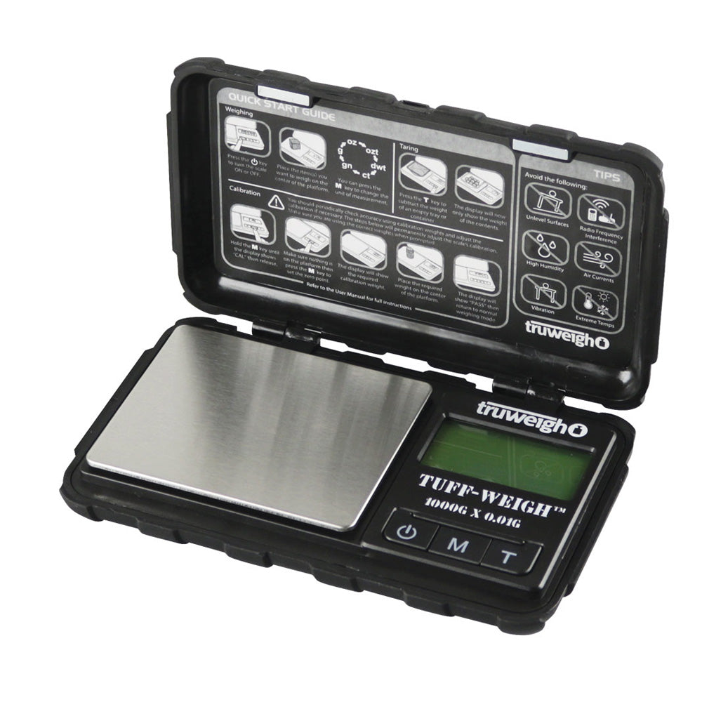 Truweigh Tuff-Weigh Mini Scale | 1000g x 0.1g by Smoke Drop - view 3 | Buddy Brandz