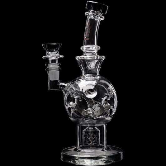 Calibear Exosphere Seed Of Life Dab Rig by Smoke Drop | Buddy Brandz | Buddy Brandz