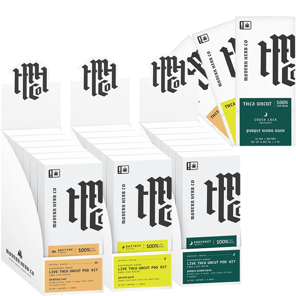 Modern Herb Co Live Uncut THCA Pod Starter Kit - 1g by Smoke Drop | Buddy Brandz