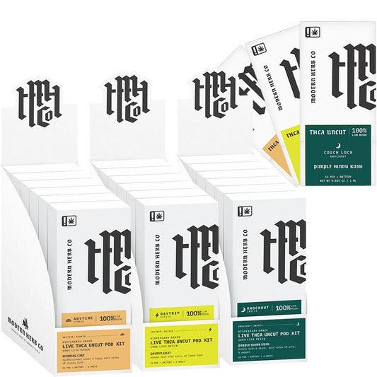 Modern Herb Co Live Uncut THCA Pod Starter Kit - 1g by Smoke Drop | Buddy Brandz | Buddy Brandz