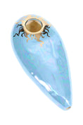Load image into Gallery viewer, Ancient Creations Ceramics Oval Hand Pipe – Brass Screen – Made in USA by Smoke Drop - view 19 | Buddy Brandz
