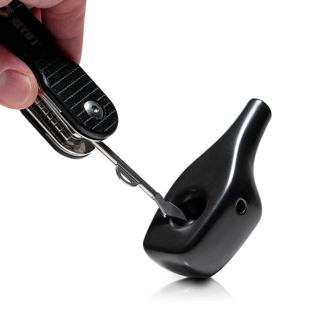 RYOT CERAMIC STAND UP MINI PIPE by Smoke Drop - view 3 | Buddy Brandz