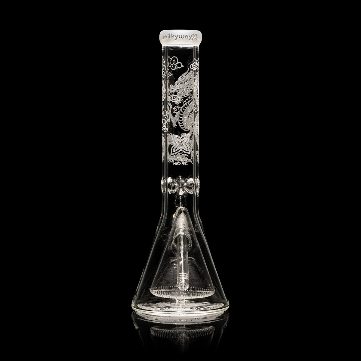 Dragon Heart XL 14" Collins Perc Beaker Bong