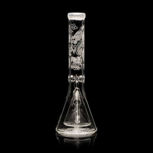 Dragon Heart XL 14" Collins Perc Beaker Bong - alternate view | Buddy Brandz