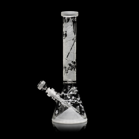 Femme Samurai 16" Clear Beaker Bong - alternate view | Buddy Brandz