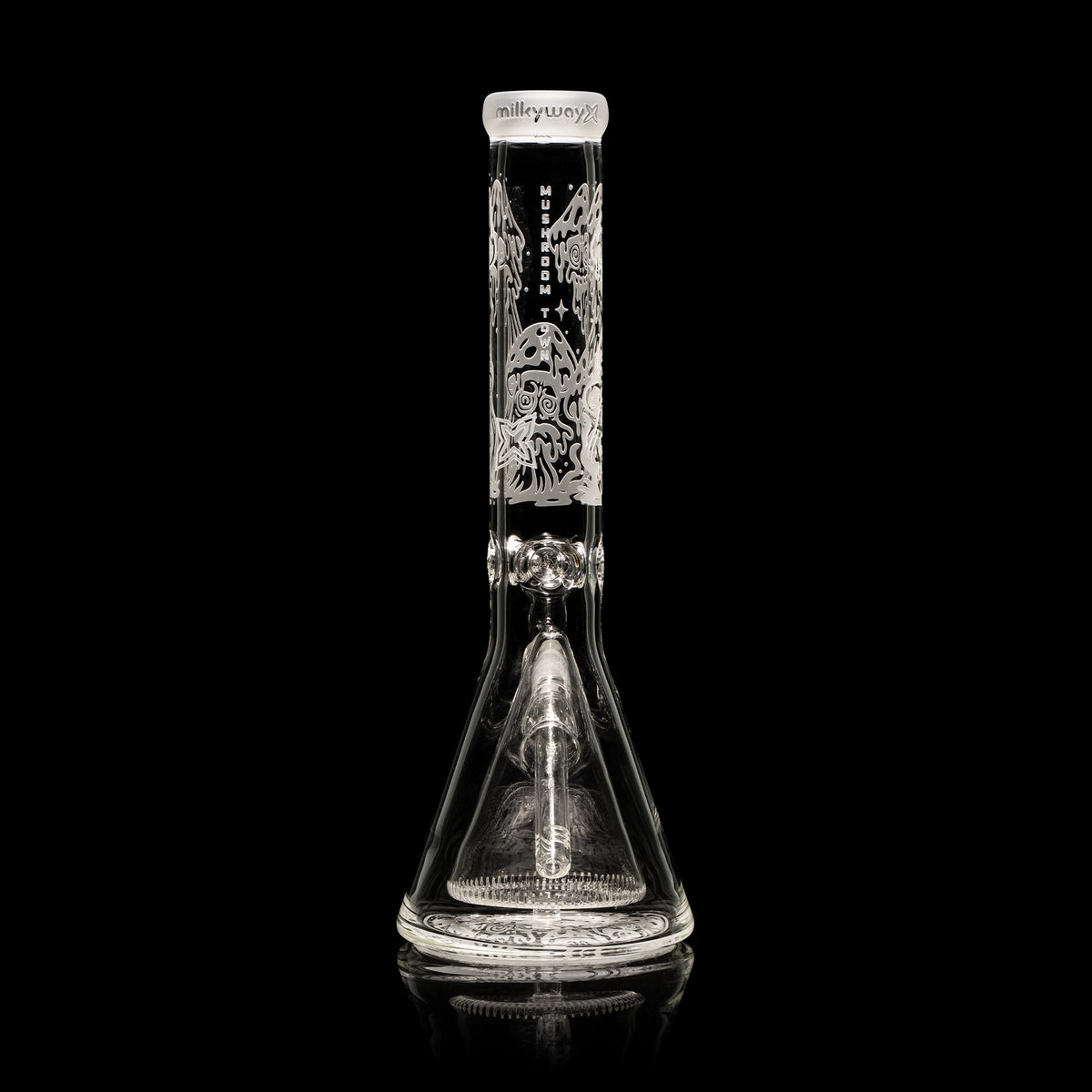 Mushroom Town 14" Collins Perc Beaker Bong
