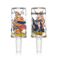 Laad de afbeelding in de Gallery-viewer, Psychedelic Mushroom Clear Long Bowl
