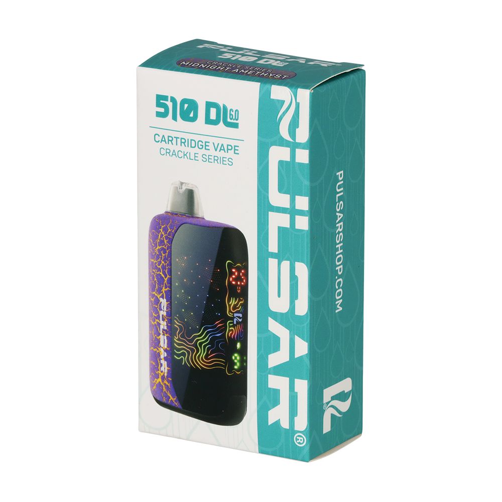 Pulsar 510 DL 6.0  LCD Screen Vape Bar | Crackle Series | 1000mAh by Smoke Drop - view 18 | Buddy Brandz
