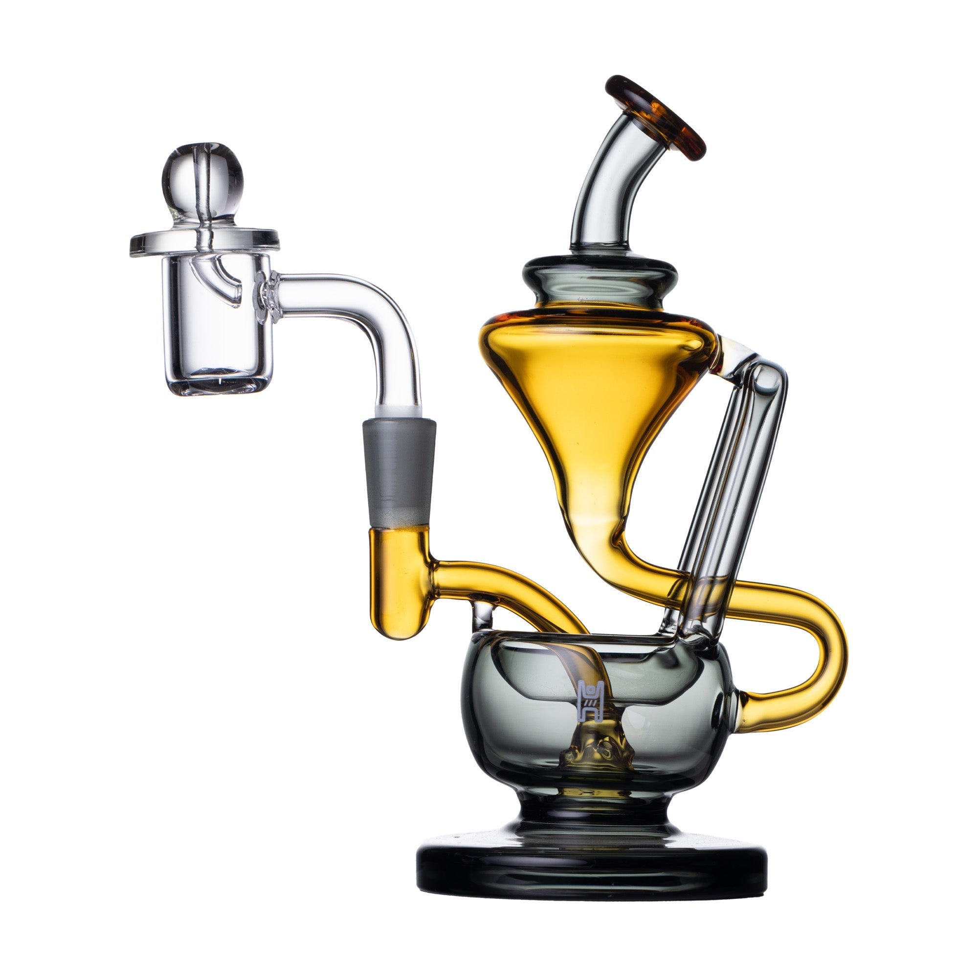 Human Grade 5" Recycler by Smoke Drop - view 8 | Buddy Brandz