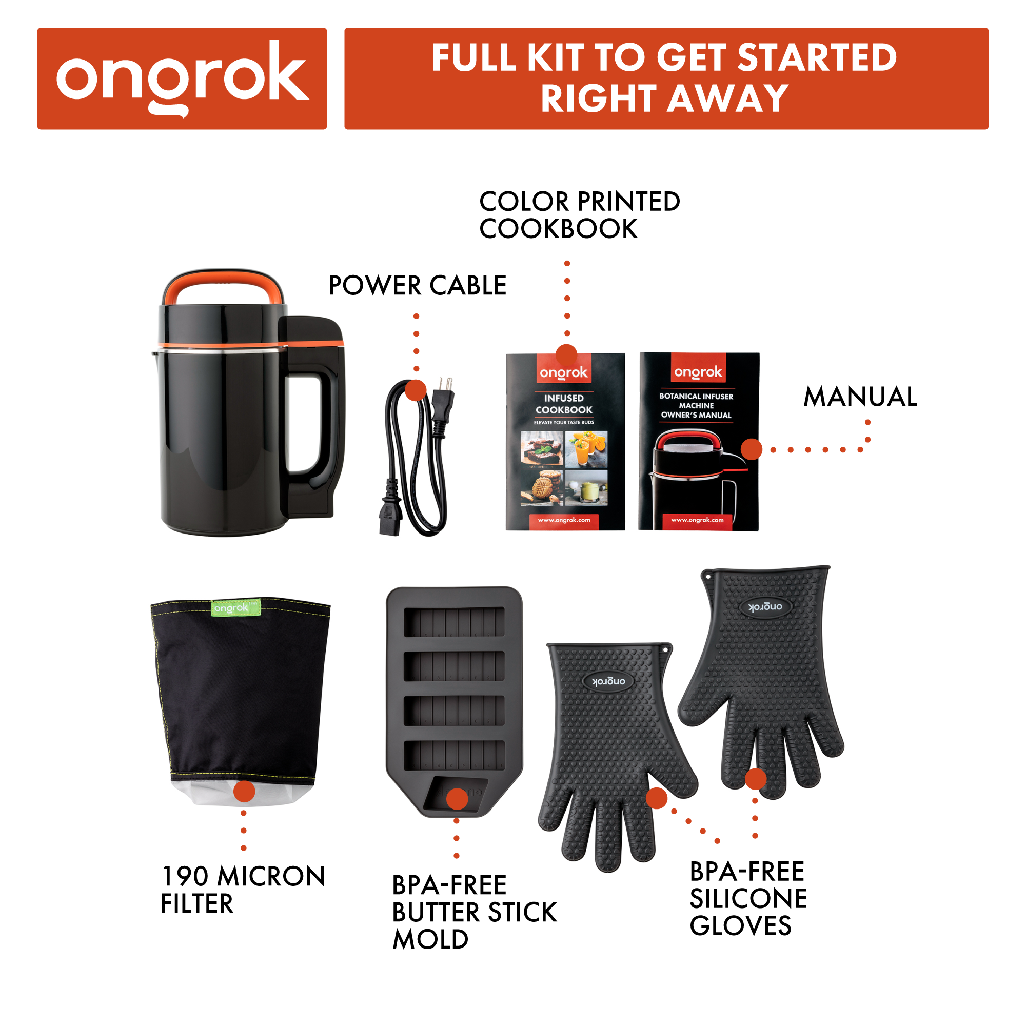 Ongrok Small Botanical Infuser Machine and Kit by Smoke Drop - view 9 | Buddy Brandz