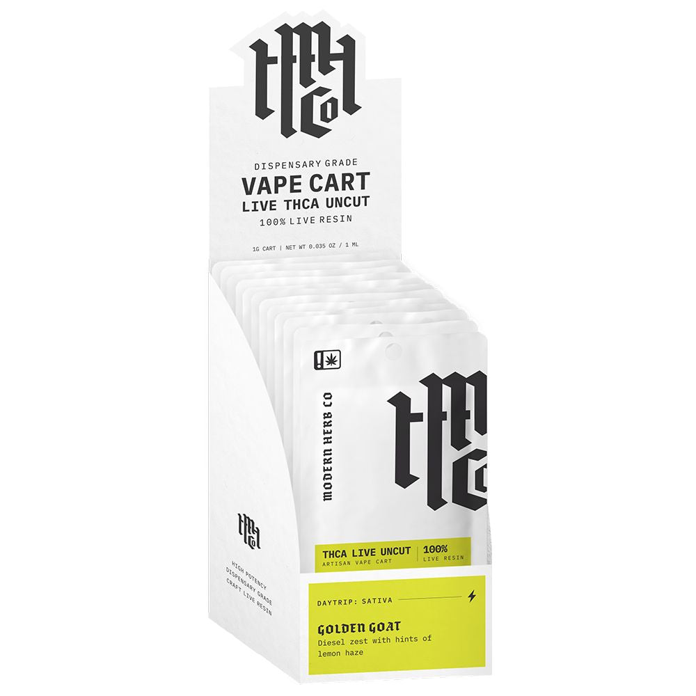 Modern Herb Co Live Resin Uncut THCA Cartridge - 1g by Smoke Drop - view 4 | Buddy Brandz