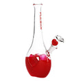 Load image into Gallery viewer, Pulsar Valentines Heart Vase Glass Water Pipe - 8.25" / 14mm F by Smoke Drop | Buddy Brandz

