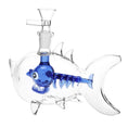Load image into Gallery viewer, Fish Bone Glass Water Pipe - 6.25" by Smoke Drop - view 2 | Buddy Brandz
