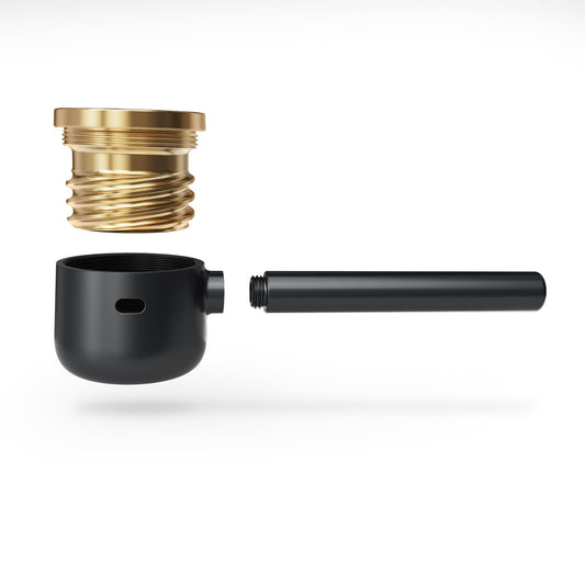 Vessel Helix Pipe [Black] by Smoke Drop - view 2 | Buddy Brandz - alternate view | Buddy Brandz