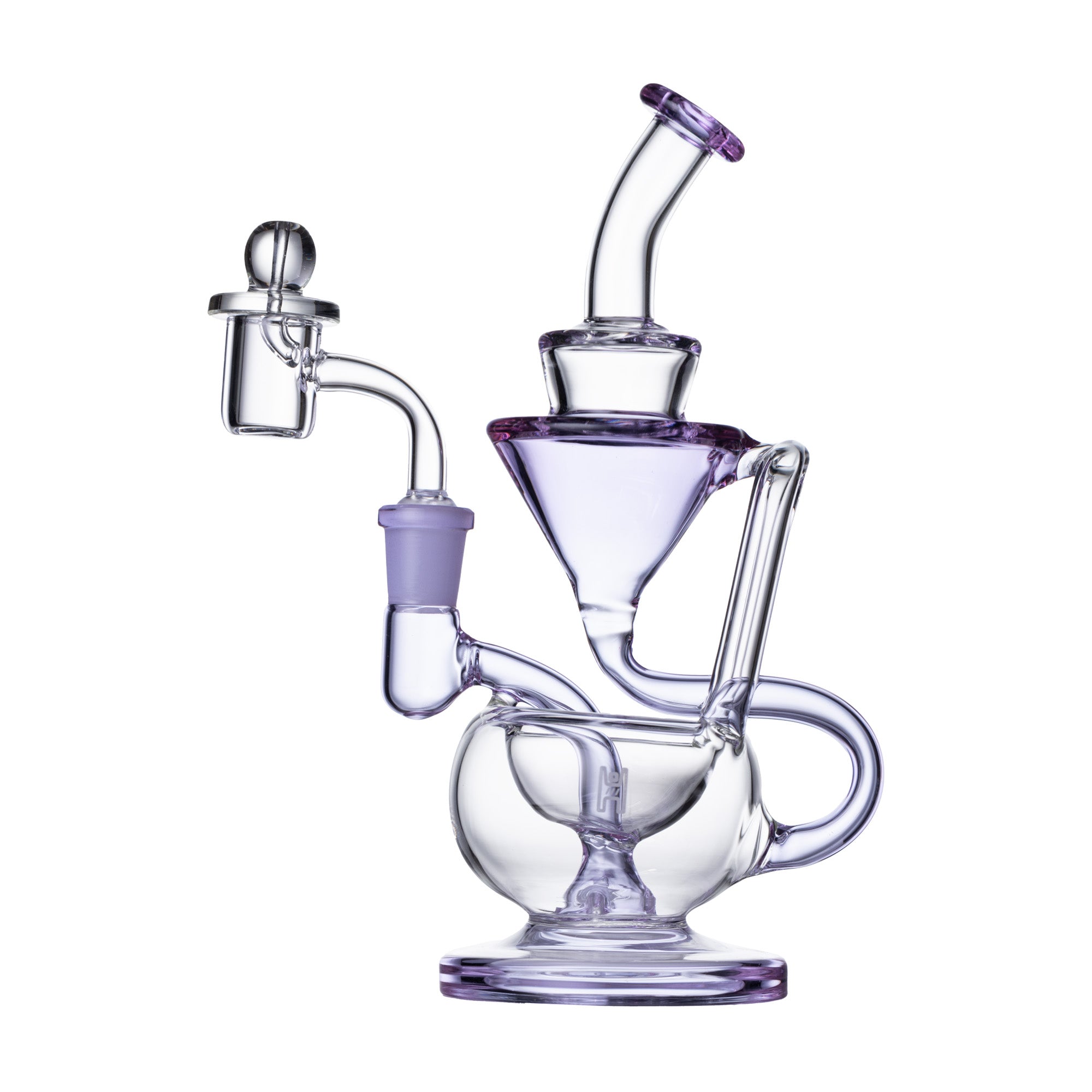 Human Grade 8" Recycler by Smoke Drop - view 5 | Buddy Brandz