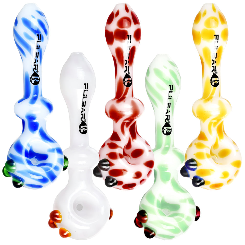 Pulsar Creme Color Swirl Hand Pipe - 5" / Colors Vary by Smoke Drop | Buddy Brandz