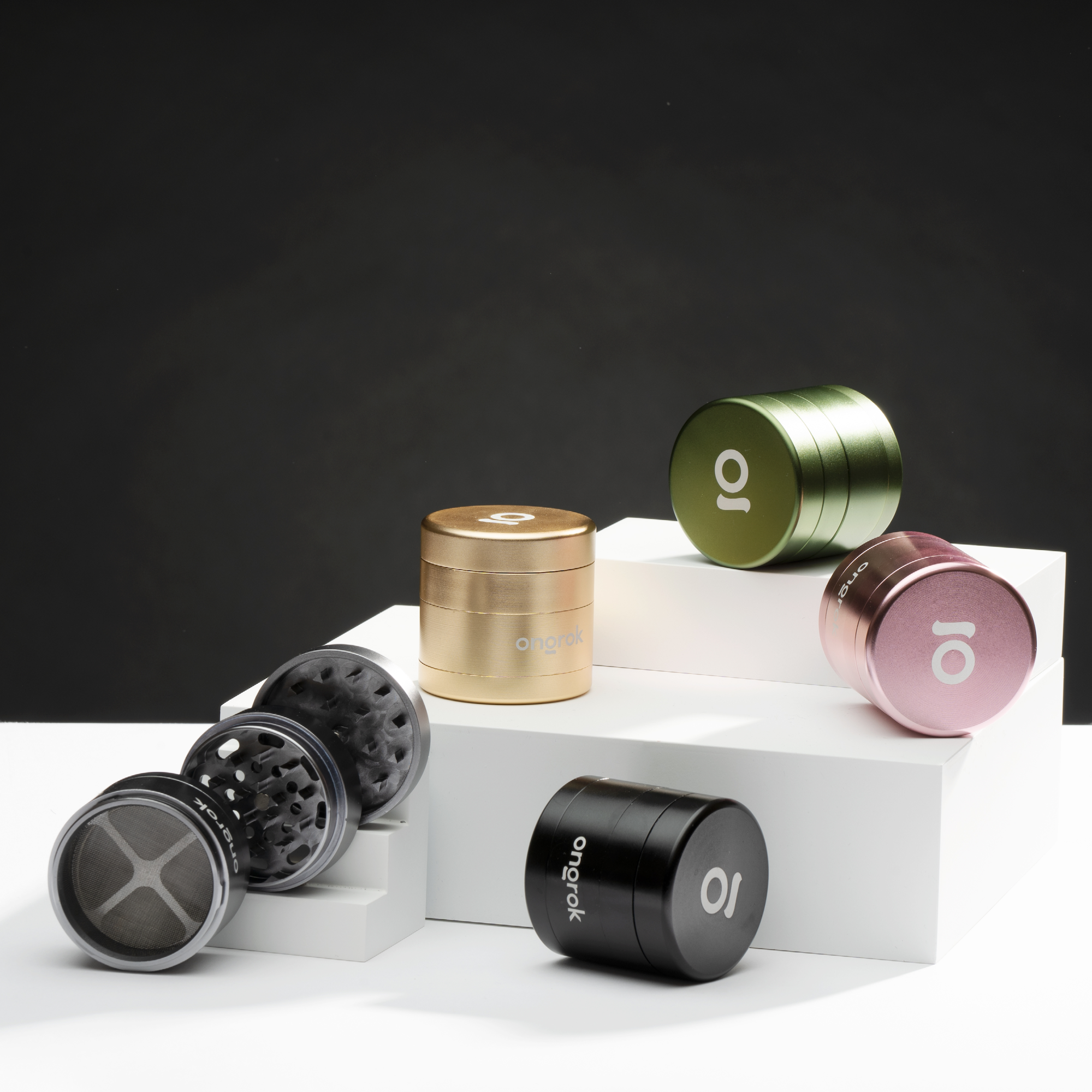 Ongrok Premium 4 Piece EZ Grinder by Smoke Drop - view 4 | Buddy Brandz