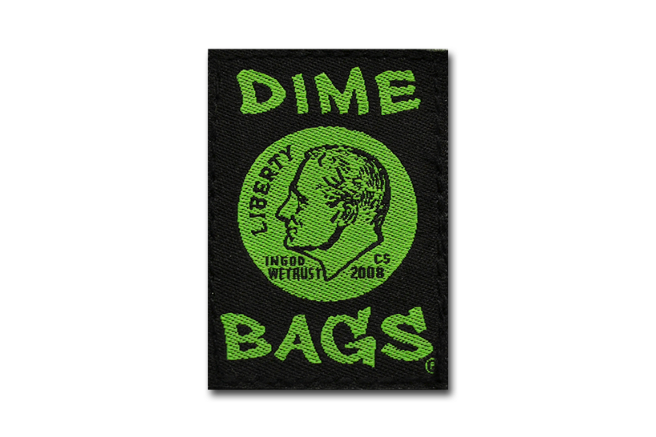 Dime Bags Original Label Patch by Smoke Drop | Buddy Brandz