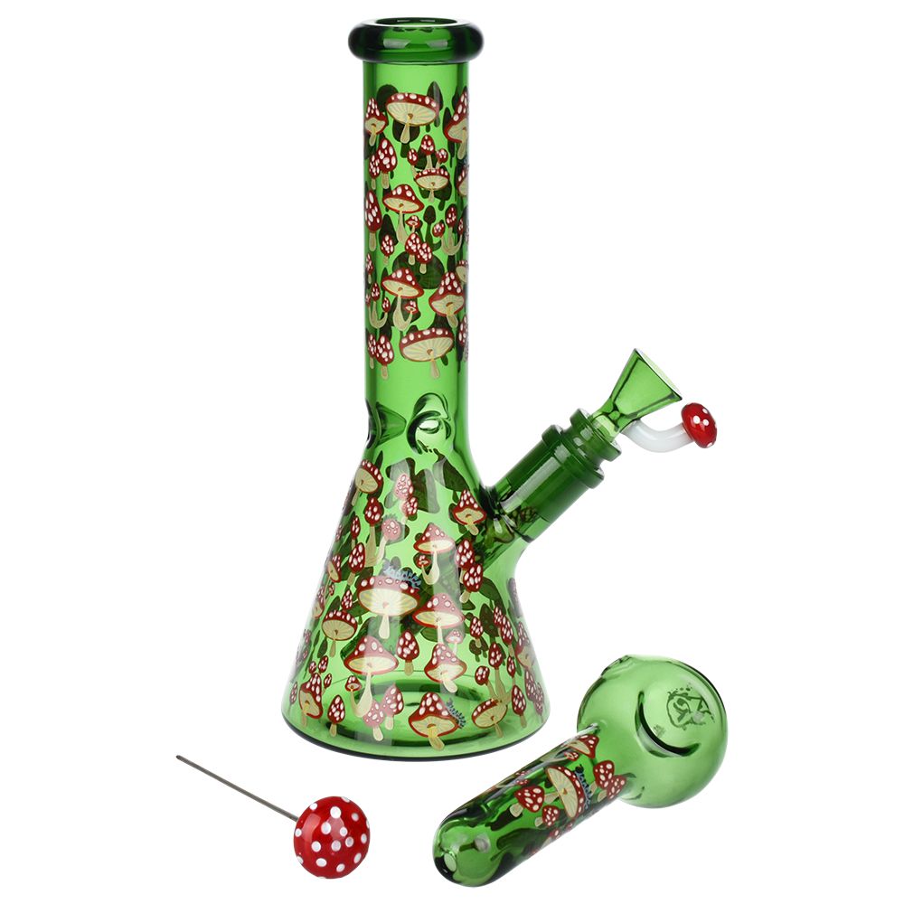 Pulsar Greatest Hits Series Glow Beaker / 10" by Smoke Drop - view 21 | Buddy Brandz