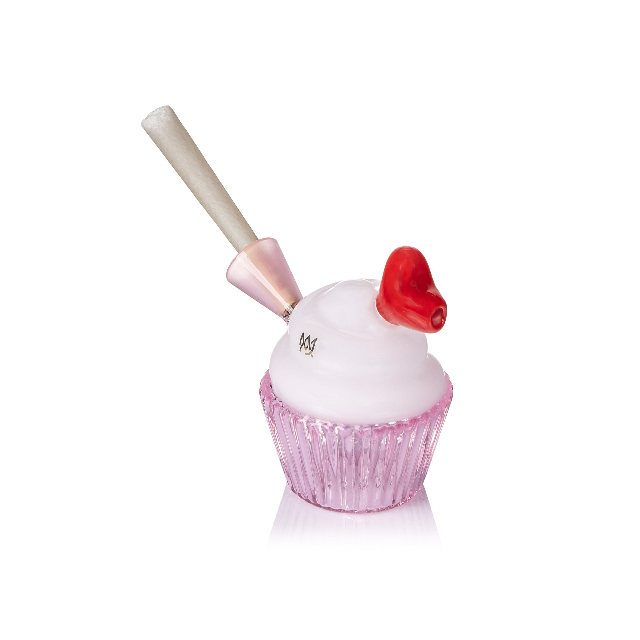 MJ Arsenal Baby Cake Joint Bubbler by Smoke Drop - view 7 | Buddy Brandz