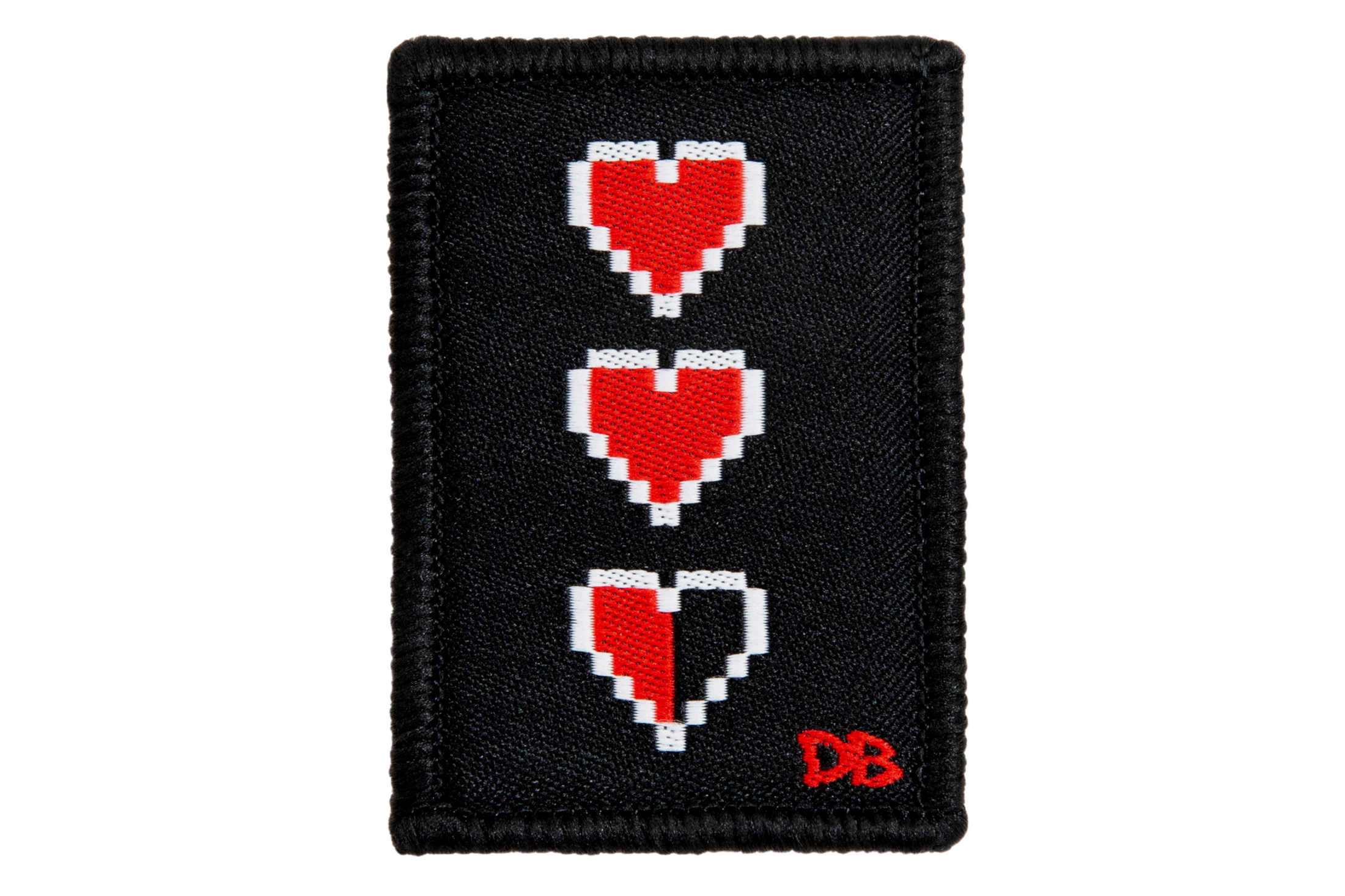 Pixel Hearts Patch by Smoke Drop | Buddy Brandz