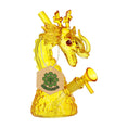Load image into Gallery viewer, SeshGear Rising Dragon Glass Water Pipe | 6.75" | 14mm F by Smoke Drop - view 3 | Buddy Brandz
