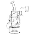 Load image into Gallery viewer, Pulsar Debonaire Diamond Triple Perc Glass Recycler Dab Rig by Smoke Drop - view 3 | Buddy Brandz
