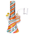 Load image into Gallery viewer, Pulsar Shroom Vision Wig Wag Glass Dab Rig - 5.75" by Smoke Drop - view 3 | Buddy Brandz
