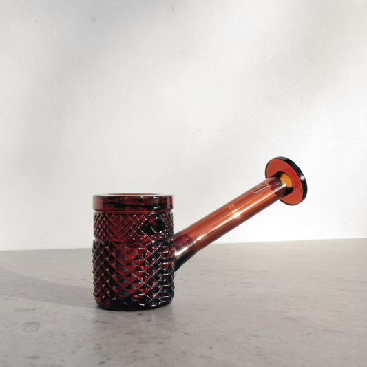 Jane West Twenties Collection Hand Pipe | Amber by Smoke Drop - view 2 | Buddy Brandz - alternate view | Buddy Brandz
