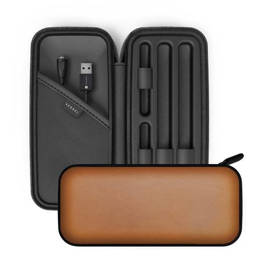 Vessel Vape Rover Case [Cognac] by Smoke Drop - view 2 | Buddy Brandz - alternate view | Buddy Brandz