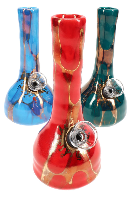 Ancient Creations Ceramics Mini Water Pipe – Made in USA by Smoke Drop | Buddy Brandz | Buddy Brandz