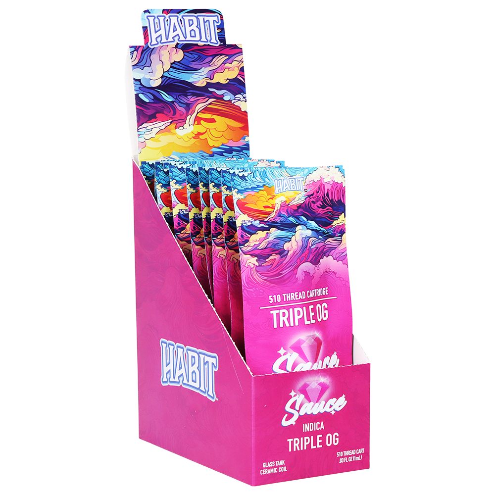 Habit THCA Sauce Ceramic Coil Cartridge | 1g | 10ct by Smoke Drop - view 10 | Buddy Brandz