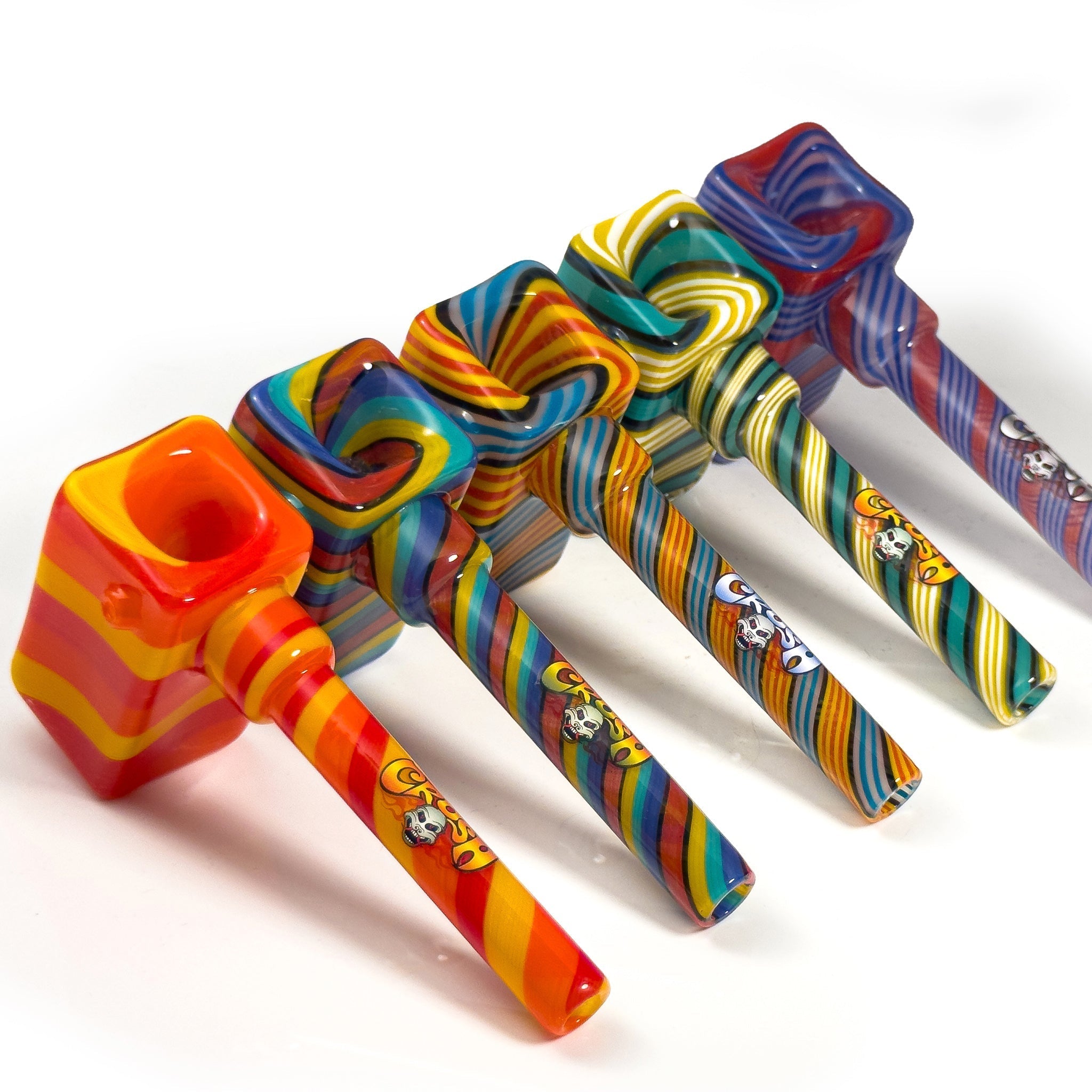 Cube Hammer Crayon Bubblers (Various Colors) by Smoke Drop - view 10 | Buddy Brandz
