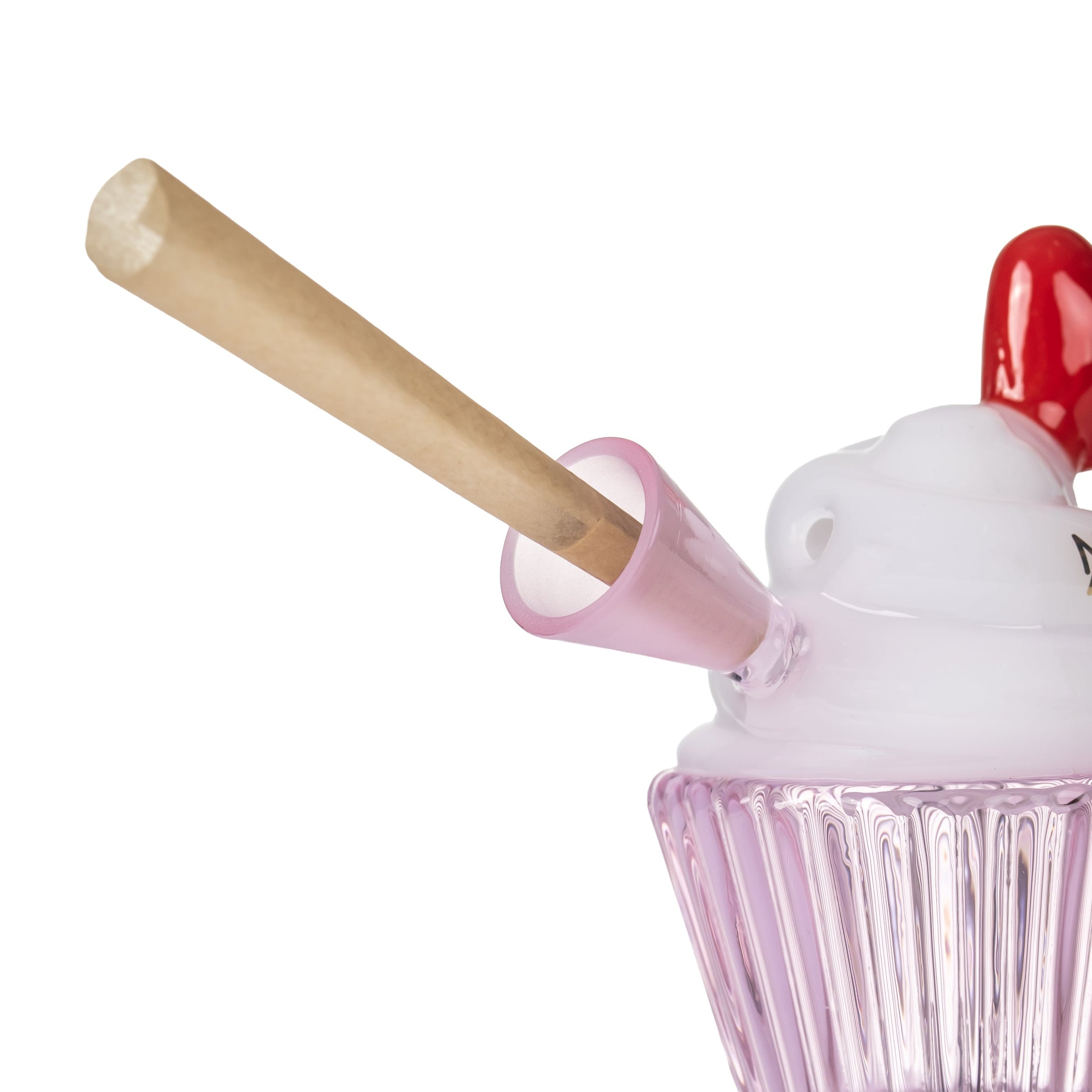 MJ Arsenal Baby Cake Joint Bubbler by Smoke Drop - view 3 | Buddy Brandz