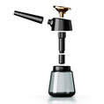 Load image into Gallery viewer, Vessel Element Hand Bubbler [Black] by Smoke Drop - view 2 | Buddy Brandz
