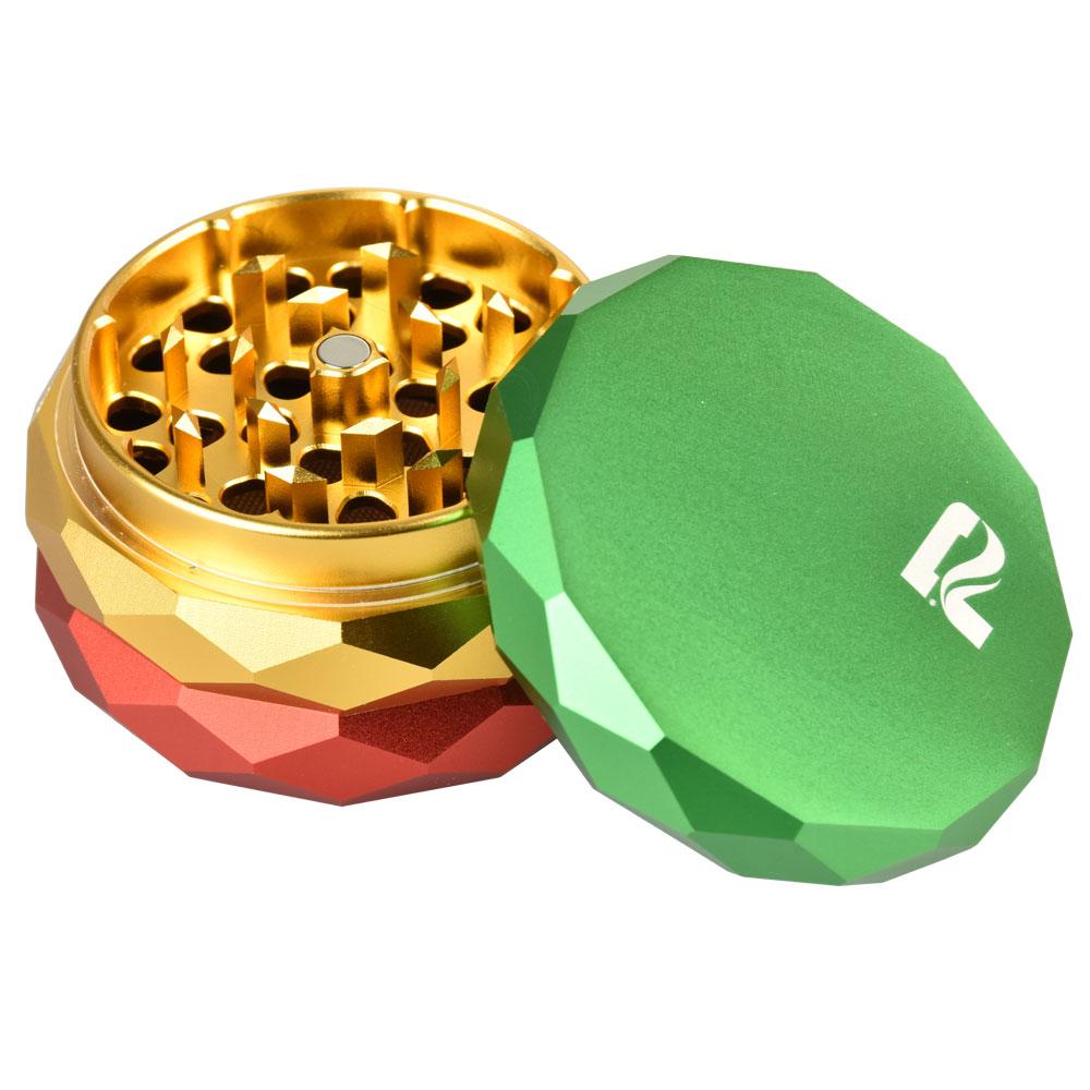 Pulsar Diamond Faceted Aluminum Herb Grinder by Smoke Drop - view 5 | Buddy Brandz