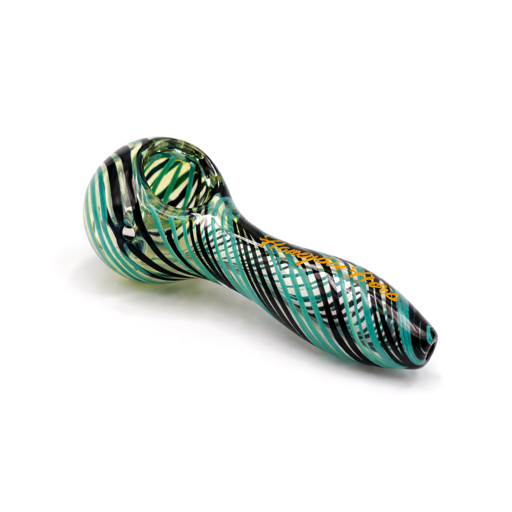 INSIDE OUT LINEWORK SWIRL HAND PIPE SPOON by Smoke Drop - view 2 | Buddy Brandz
