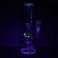 Load image into Gallery viewer, Pulsar Game Time Bubble Base Glass Water Pipe - 12.5" / 14mm F by Smoke Drop - view 8 | Buddy Brandz
