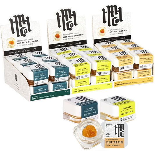 Modern Herb Co Dispensary Grade Live Resin THCA Dabs - 2g 12ct by Smoke Drop | Buddy Brandz | Buddy Brandz