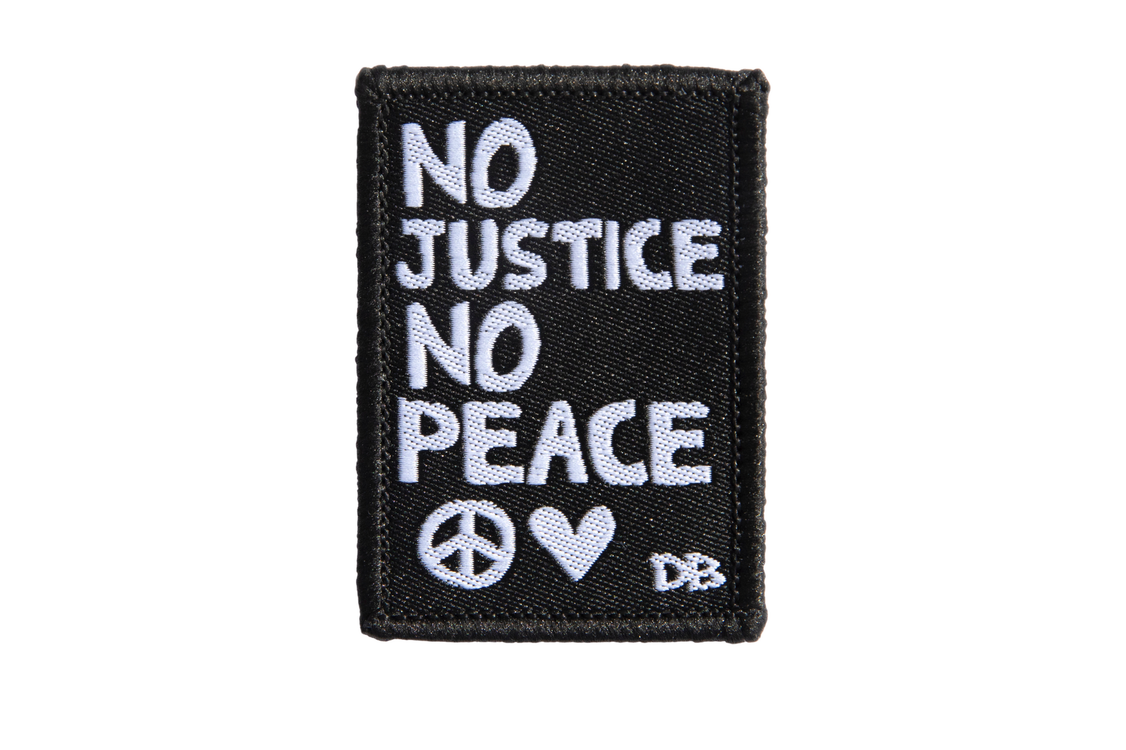 No Justice No Peace Patch by Smoke Drop | Buddy Brandz