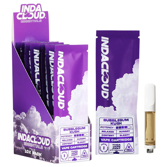 Indacloud THCA 510 Cartridge | 1g | 10ct by Smoke Drop - view 2 | Buddy Brandz - alternate view | Buddy Brandz