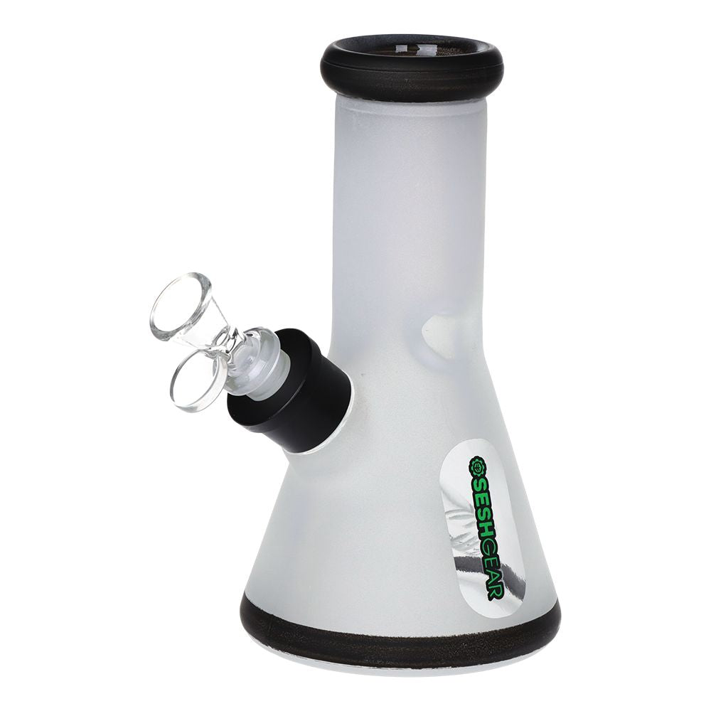 SeshGear Glass Beaker Water Pipe  | 8" by Smoke Drop - view 6 | Buddy Brandz