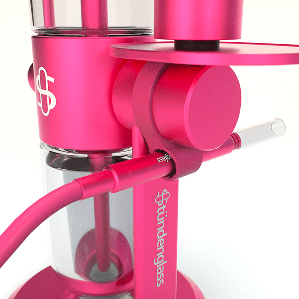 Stundenglass Hose Clip (Pink) by Smoke Drop - view 2 | Buddy Brandz
