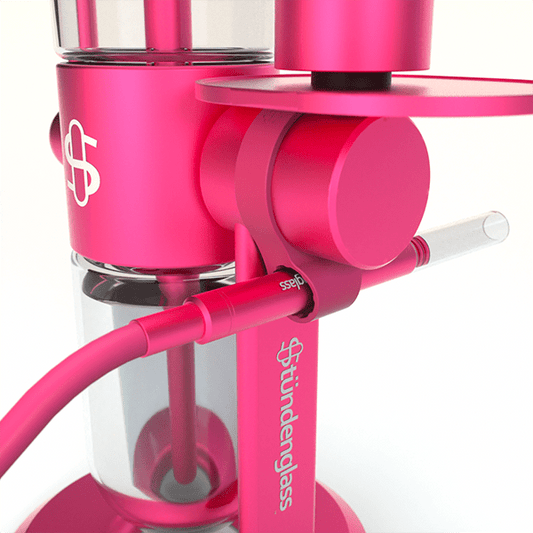 Stundenglass Hose Clip (Pink) by Smoke Drop - view 2 | Buddy Brandz - alternate view | Buddy Brandz